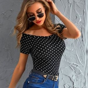 2 polka dotted shirts